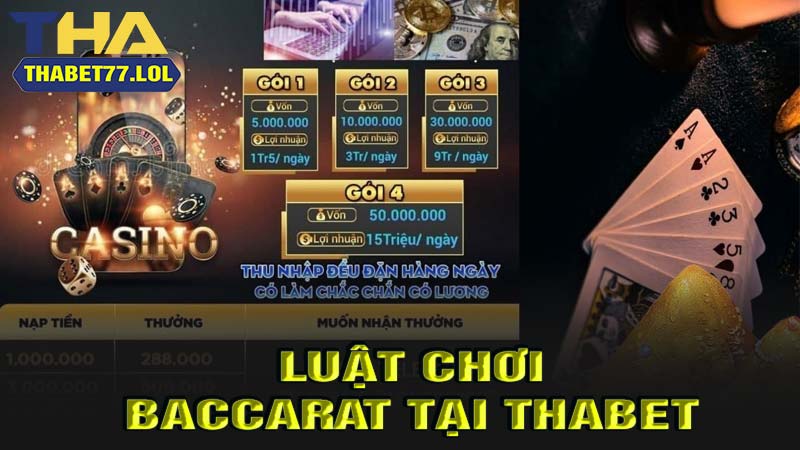 Luật chơi baccarat tại thabet